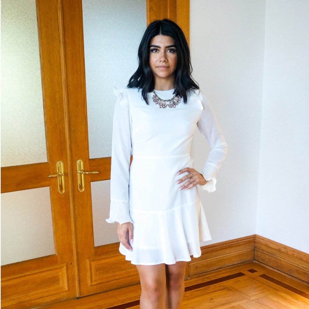 Full Coverage Ruffle Dress